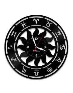 Часы из виниловой пластинки Зодиак (c) vinyllab
