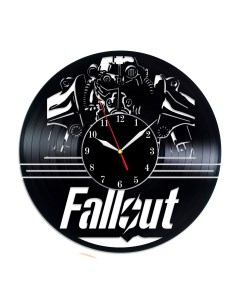 Часы из виниловой пластинки Fallout (c) vinyllab