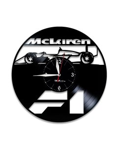 Часы из виниловой пластинки McLaren (c) vinyllab