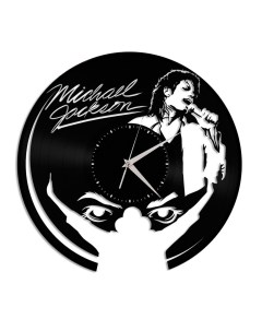 Часы из виниловой пластинки Michael Jackson (c) vinyllab