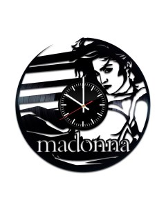 Часы из виниловой пластинки Madonna (c) vinyllab
