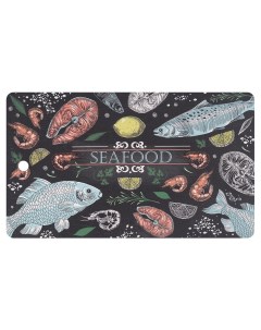 Разделочная доска 29x17 seafood Мультидом