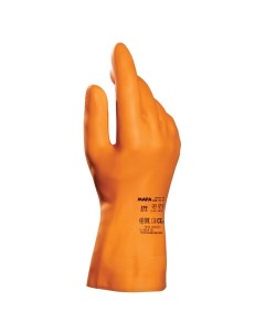 Перчатки латексные Industrial Alto 299 х б напыление р 7 S оранжевые Mapa