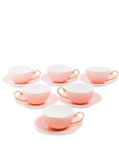 Чайный набор на 6 персон Тоскана роз Pavone