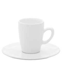Пара кофейная чашка высокая 75мл и блюдце 12см E07V E06W 9001 Oxford