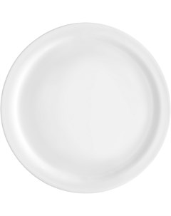 Блюдо Кейрвейр круглое 255х255х21мм стекло белый Bormioli rocco