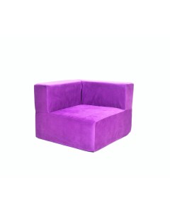 Кресло диван угловое модульное ТЕТРИС 40 поролон велюр Фиолетовый Freeform