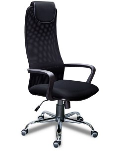Компьютерное кресло Фокс PL хром Ткань сетка черная Экспресс офис