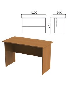 Стол письменный 1200х600х750 мм цвет орех гварнери СМ21 3 Монолит