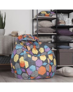 Кресло мешок Лима размер XL многоцветный Delicatex