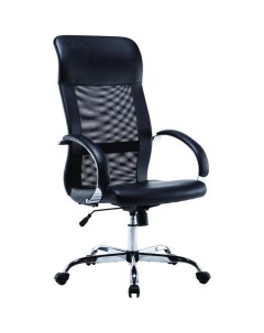 Кресло BN_Dt_EChair 575 TPU кожзам черный сетка черная Easy chair