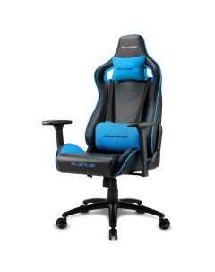 Кресло игровое Elbrus 2 black blue Sharkoon