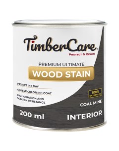 Масло для дерева и мебели Wood Stain Угольная шахта Coal Mine 0 2 л Timbercare