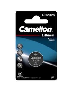 Батарейки CR2025 BL 1 CR2025 BP1 литиевая 3V Camelion