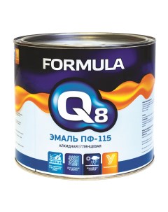 Эмаль ПФ 115 алкидная глянцевая 1 9 кг белая Formula q8