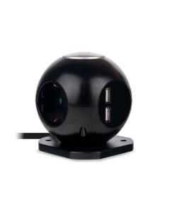 Сетевой фильтр NEO Spherum 3 розетки 1 5 м Black PSE 005 Rombica