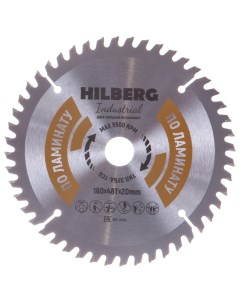Диск пильный Industrial Ламинат 160x20x48Т HL160 Hilberg