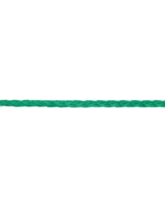 Шнур вязаный полипропиленовый 8 прядей зеленый d2 5 мм 50 м Стройбат