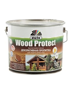 Антисептик для дерева с воском Wood Protect Орех МП000015768 10 л Dufa
