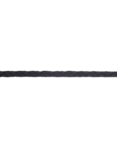 Шнур вязаный полипропиленовый 8 прядей черный d3 мм 50 м Стройбат