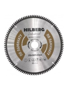 Диск пильный ф255х30 z100 Industrial Ламинат Hilberg