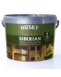 Пропитка для дерева SIBERIAN полуматовая кофейное дерево 9л Husky