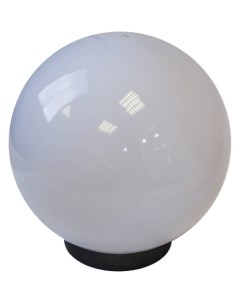 Садово парковый светильник ЭРА НТУ 02100351 шар белый призма D 350mm Е27 4 12 Б004804 Nobrand