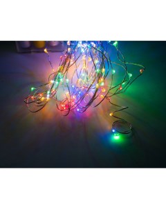 Световая гирлянда новогодняя Светлячки 155066 5 м разноцветный RGB Koopman international