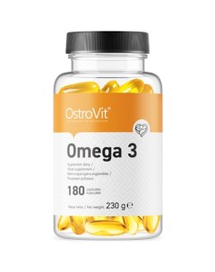 Жирные кислоты Омега 3 Omega 3 1000 мг 180 капсул Ostrovit