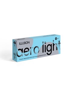 Контактные линзы AERO Lights 10 линз 6 50 8 7 Illusion