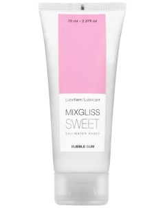 Гель лубрикант Sweet на водной основе Bubble Gum 70 мл Mixgliss