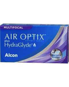 Контактные линзы Alcon plus Hydraglyde Multifocal 3 линзы LOW 0 25 R 8 6 Air optix