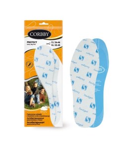 Стельки д обуви Protect антисептические Corbby