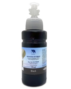 Чернила NV INK T6641Bk водорастворимые для аппаратов Epson L100 L110 L120 L132 L200 L210 L222 L300 L Nvp