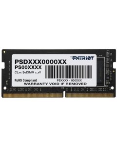 Модуль памяти SO DIMM DDR4 16Gb PC25600 3200MHz Signature Line PSD416G320081S Patriòt