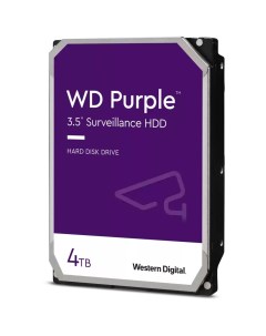 Внутренний жесткий диск 3 5 4Tb WD43PURZ 256Mb 5400rpm SATA3 Purple Western digital