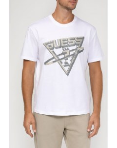 Хлопковая футболка принтом Guess