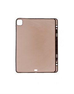 Чехол накладка с местом под стилус для планшета Apple iPad Pro 12 9 2020 силикон черный УТ000026265 Red line