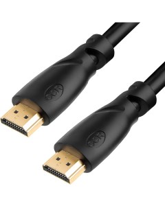 Кабель HDMI 19M HDMI 19M v2 0 4K экранированный 2 м черный 50542 Gcr