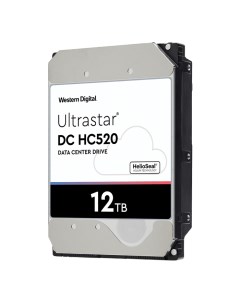 Жесткий диск HDD 12Tb Ultrastar DC HC520 3 5 7 2K 256Mb 512e SAS 12Gb s HUH721212AL5204 0F29532 Western digital