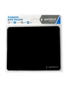 Коврик для мыши MP BASIC 220х180х0 5мм черный MP BASIC Gembird