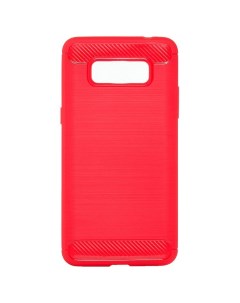 Чехол накладка Carbon для смартфона Samsung Galaxy J2 Prime SM G532 силикон красный 78372 The ultimate experience