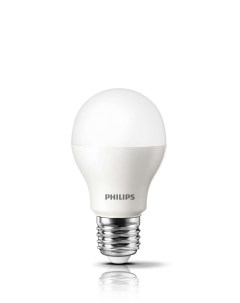Лампа светодиодная E27 груша A60 9Вт 3000K теплый свет 900лм LEDBulb 9W E27 3000K 230V ess 929002299 Philips