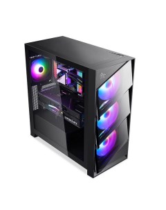 Корпус KL case mATX Midi Tower 2xUSB 3 0 USB Type C черный без БП KL case black Segotep