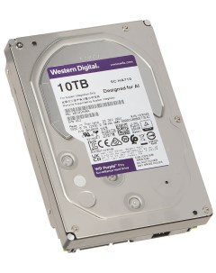 Жесткий диск HDD 10Tb Purple Pro 3 5 7200rpm 256Mb SATA3 WD101PURA Western digital