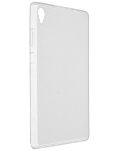 Чехол накладка для планшета Lenovo Tab M8 силикон прозрачный УТ000026646 Red line