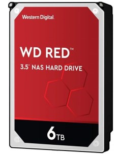 Жесткий диск HDD 6Tb Red 3 5 5400rpm 256Mb SATA3 WD60EFAX Western digital