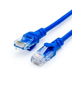 Патч корд UTP кат 5e 30м RJ45 RJ45 синий AT9173 Atcom