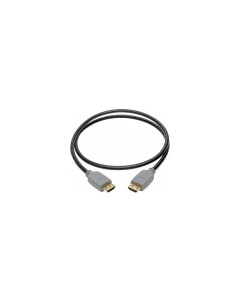 Кабель HDMI 19M HDMI 19M v2 0 4K до 3840 x 2160 при 60 Гц 90см черный серый P568 003 2A Tripplite