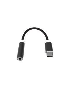 Кабель переходник адаптер USB 2 0 Type C m Jack 3 5mm f 10см черный RCC 032 RCC 032 Ritmix